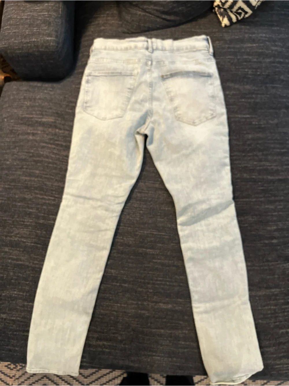 H&M Light Wash Men’s Skinny Moto Jeans